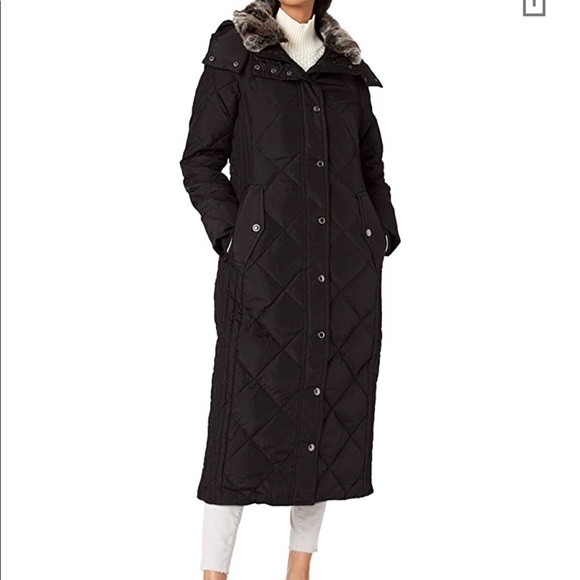 ankle length puffer coat